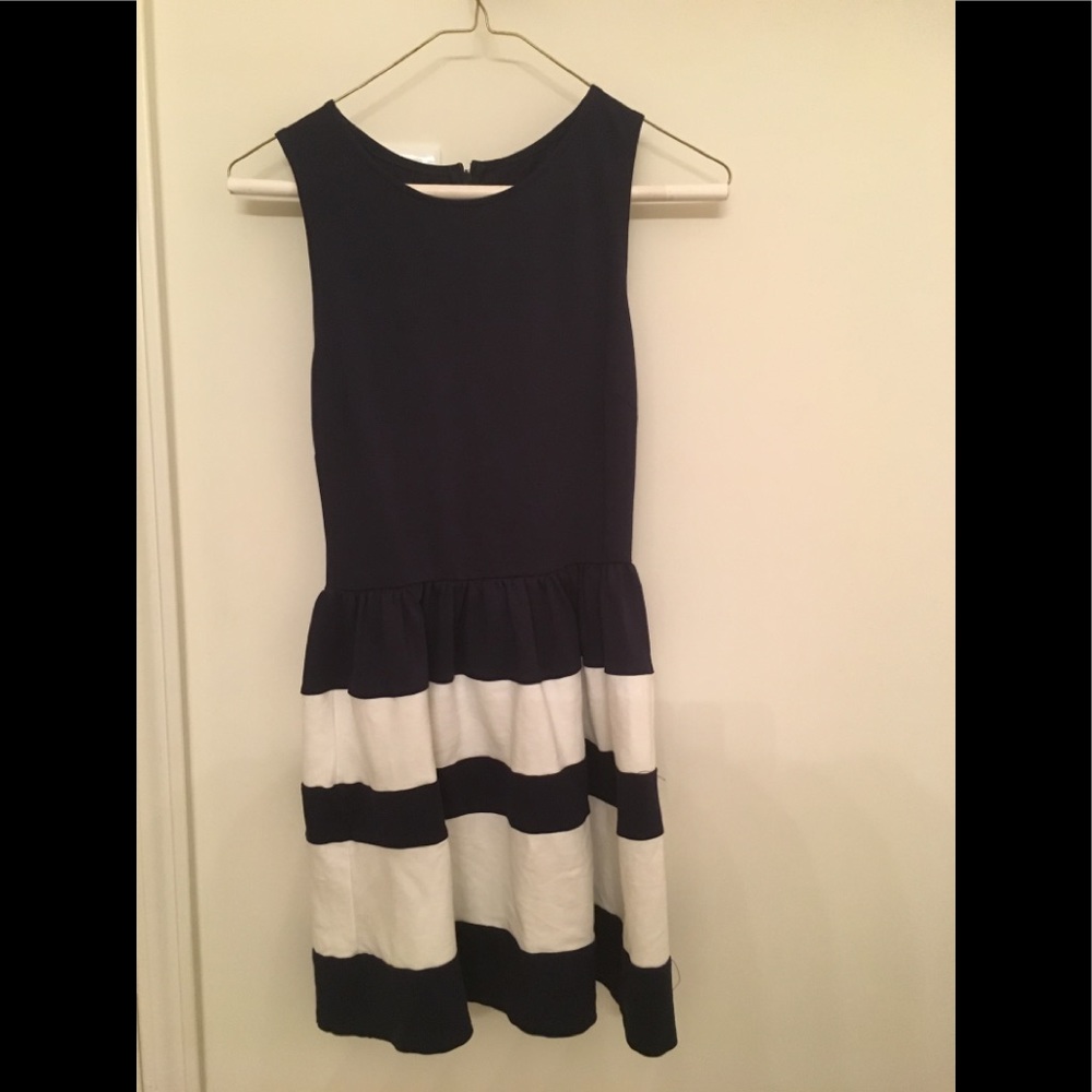 XS navy dress